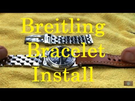 breitling armband verschluss|breitling strap replacement instructions.